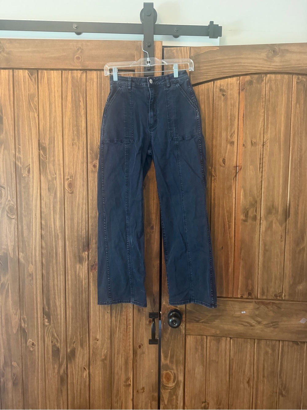 Rolla’s Heidi high rise loose straight denim